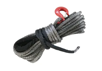 

1/2" x 164' 12mm*50m UHMWPE synthetic 4x4 winch rope with thimble and sleeve packed for 4x4 winch