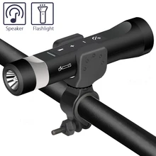 Bluetooth динамик открытый беспроводной портативный открытый TF карта динамик s fm радио банк питания+ светодиодный свет+ крепление на велосипед+ фонарик