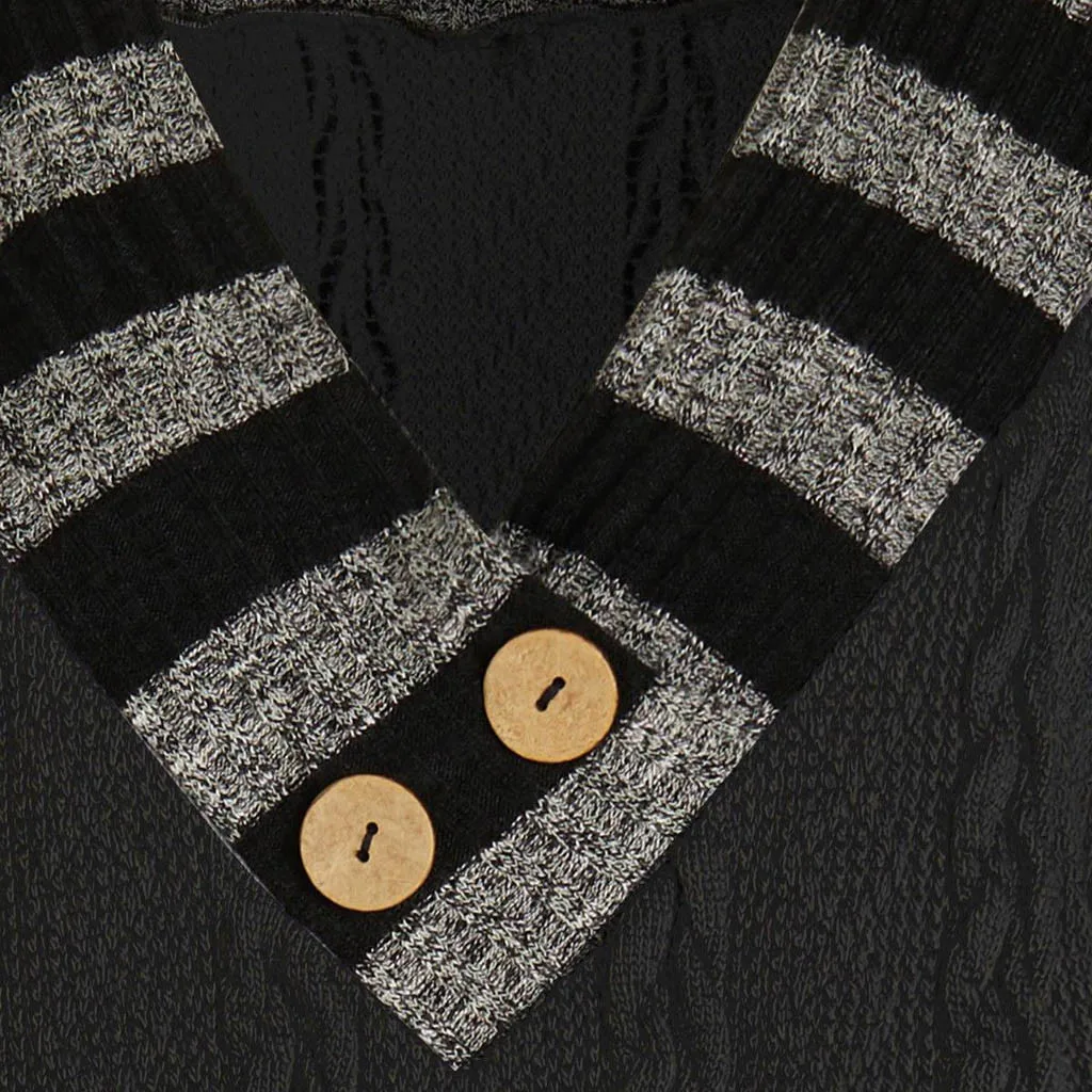 Свободный Страус модный Женский Повседневный большой размер длинный рукав v-образный вырез вязаный Удлиненный свитер трендовый удобный дикий свитер Горячая Распродажа