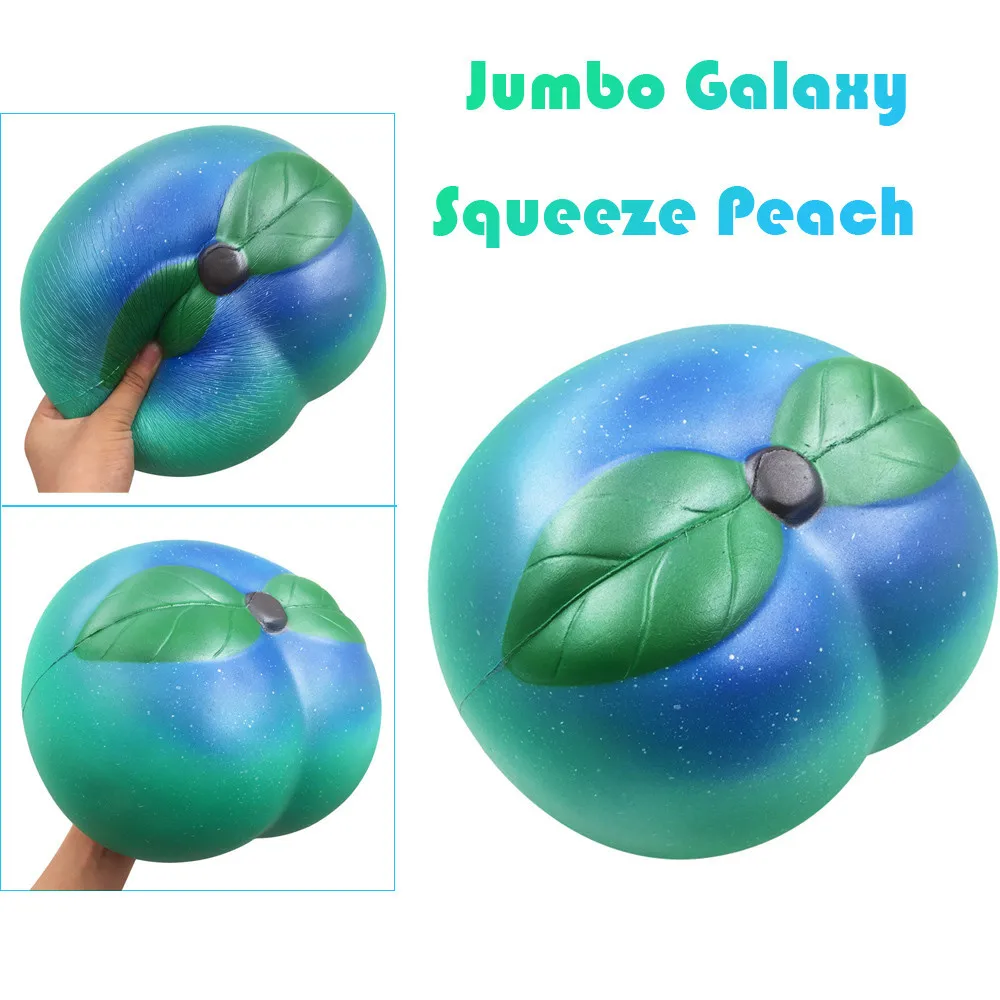 Toy kids New Squeeze Toys Green Peach Squishy Slow Rising Decompression Toys Children PU 25cm Stress Reliever antistress toys