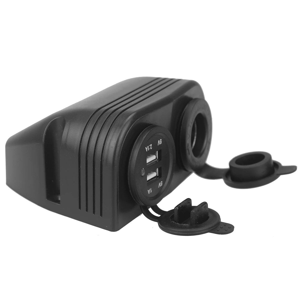 SOONHUA Car Charger Motorcycle Dual USB Car Cigarette Lighter Socket Splitter Power Adapter Vehicle Chargers Outlet Accessories SOONHUA Car Charger Motorcycle Dual USB Car Cigarette Lighter Socket Splitter Power Adapter Vehicle Chargers Outlet Accessories