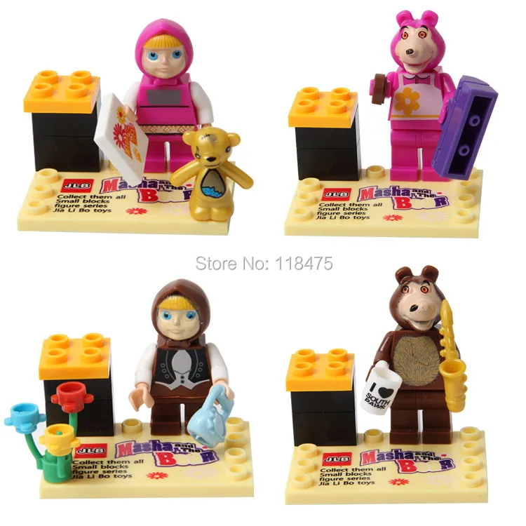 masha and the bear blocks