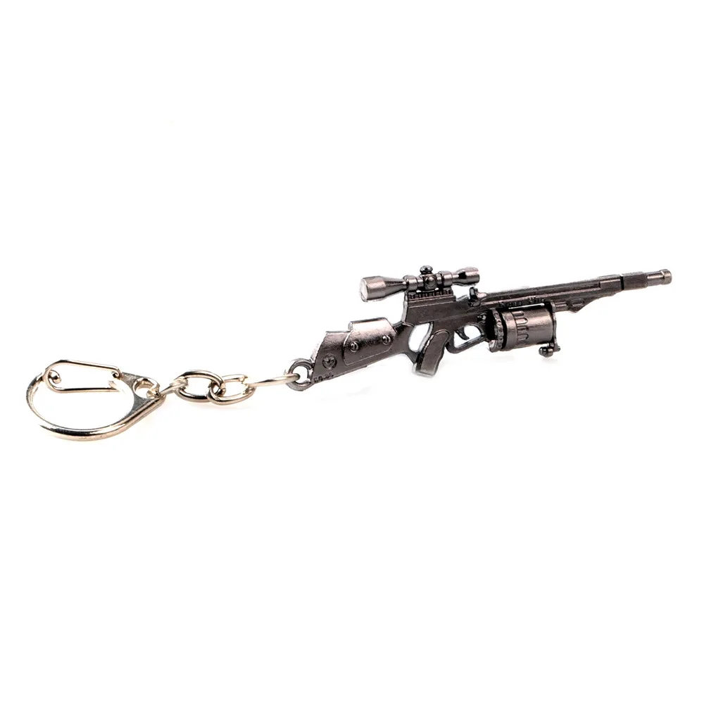 Игра PUBG оружие AK47 пистолет брелки для мужчин CS GO AK брелок Тритий автомобильный брелок для ключей CSGO ювелирные изделия