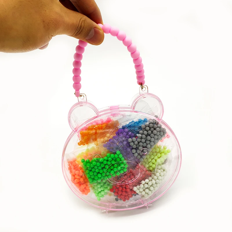 20 цветов Подарочная коробка посылка aquabeads DIY Дети Аква Вода бусины спрей Магия ручной работы 3D головоломки Развивающие игрушки для девочек для детей аква бисер аквабисер аквабитсц для детей бусины