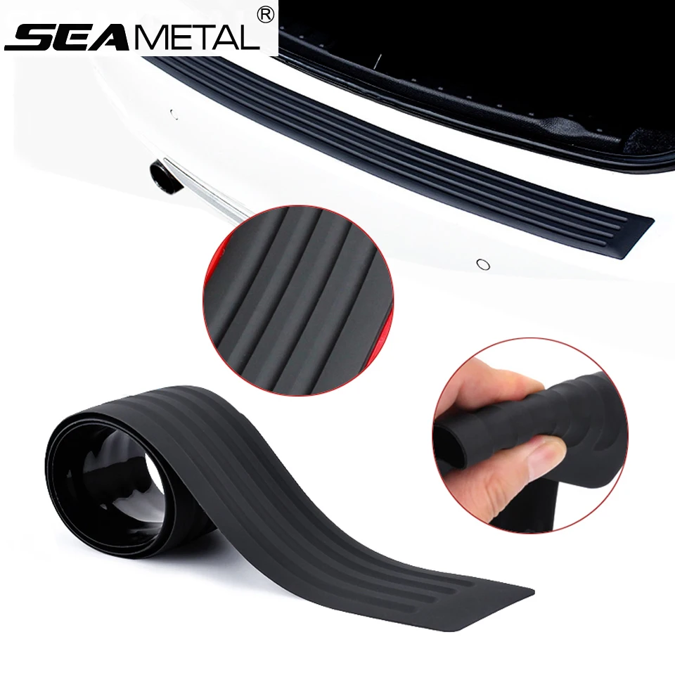 

Car Rear Bumper Pad Protector Tail Trim Cover Auto Rear Trunk Bumper Pads Accessories Universal for BMW Audi Toyota Kia Hyundai