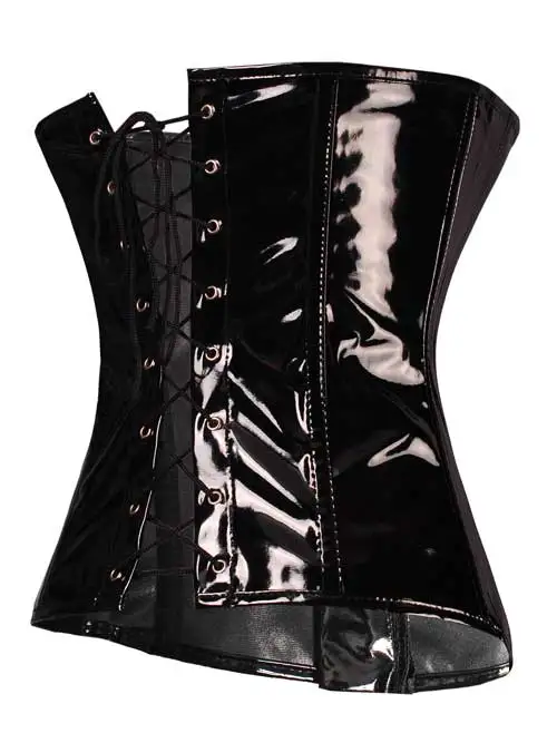 New Fashion Ladies Corset Sexy Underbust Corsets And Bustiers Body Shaper Slimming PVC Lingerie Waist Trainning Tops Steampunk
