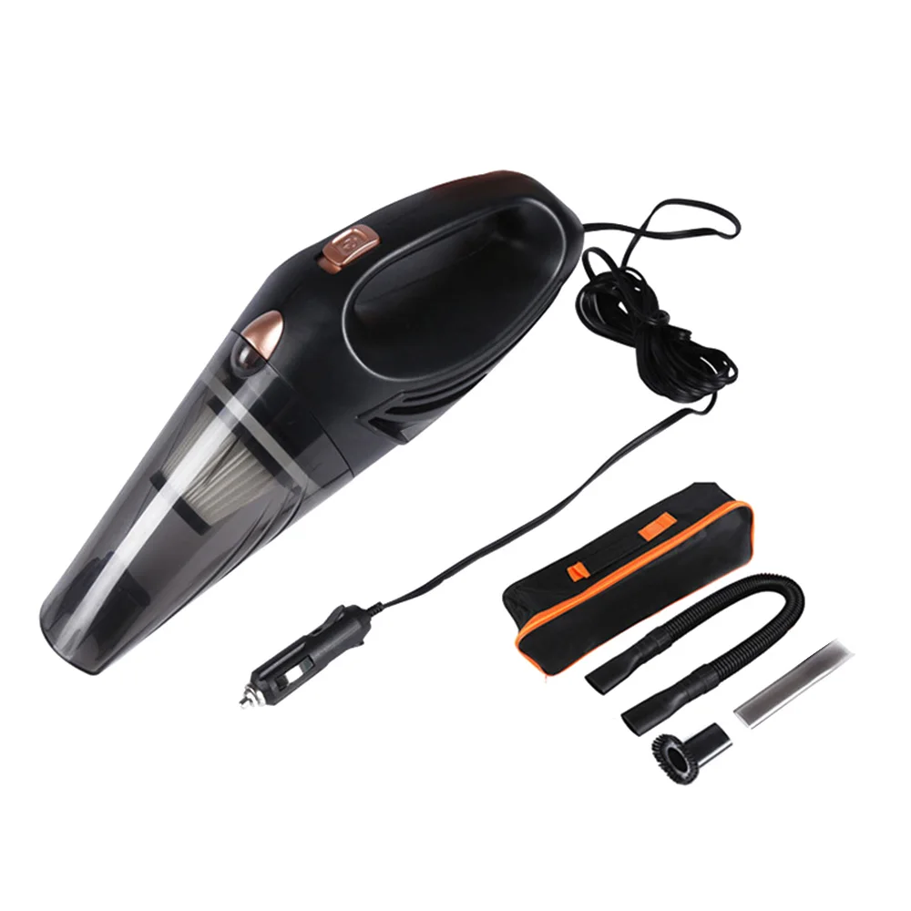 

12v Handheld Wet and Dry Car Vacuum Cleaner Kit Portable Strong Suction 90w Automotive Carpet High Powered