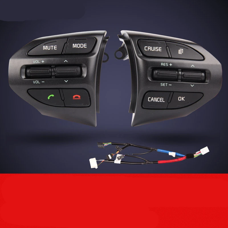 

For Kia K5 Cruise Control With Wrie Steering Wheel Pad Buttons Switch Bluetooth Phone Steering Wheel Button