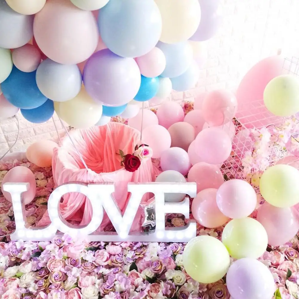 

12 Inches Latex Unicorn Balloons Rose Gold Confetti Macaron Candy Pastel Balloon Birthday Party Decoration Inflatable Baloons