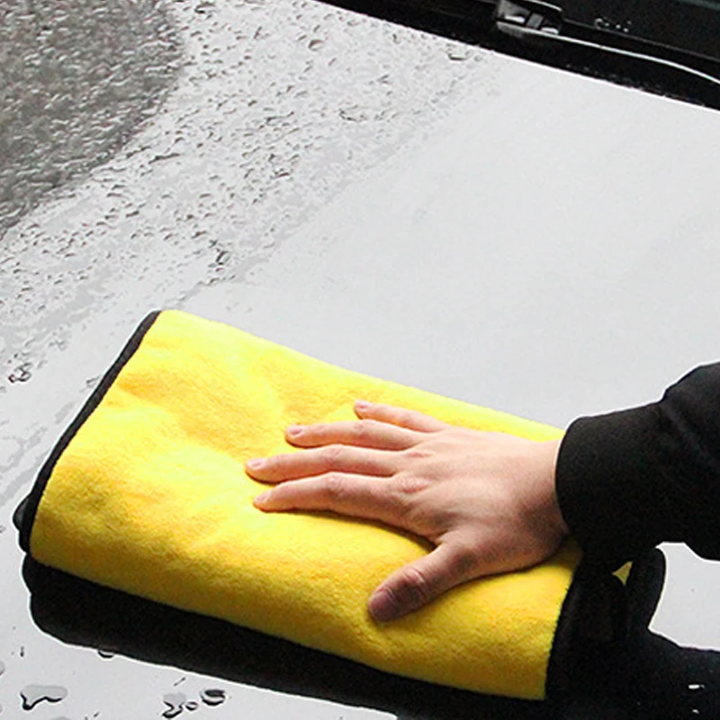 Auto Care 800gsm 30cmx30cm Super Thick Plush Microfiber Car Cleaning Cloths Car Care Microfibre
