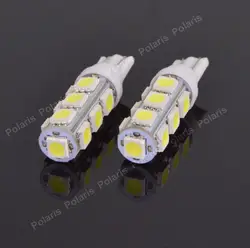 2 шт. высокое качество T10 13 SMD 5050 W5W 194 501 светодиодный Авто оформление интерьера Клин двери инструмент Сторона лампы огни