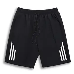 Большие размеры 7XL 6XL мужские повседневные летние шорты пляжные хлопковые спортивные брюки с эластичной талией мужские укороченные шорты