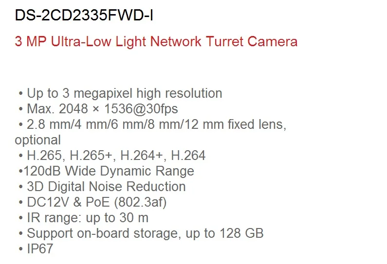 DS-2CD2335FWD-I 1
