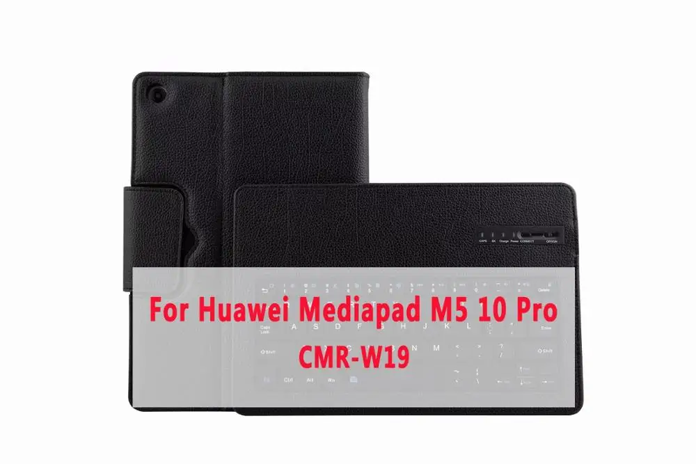 Снимите Bluetooth клавиатура чехол для huawei Mediapad M5 10 Pro 10,8 CMR-AL09 CMR-W09 CMR-W19 с Экран протектор фильм ручка - Цвет: Black For M5 10 Pro