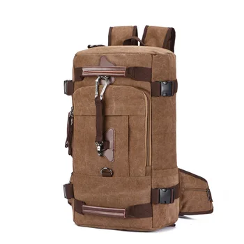 

032318 new hot man canvas travel backpack student school bag