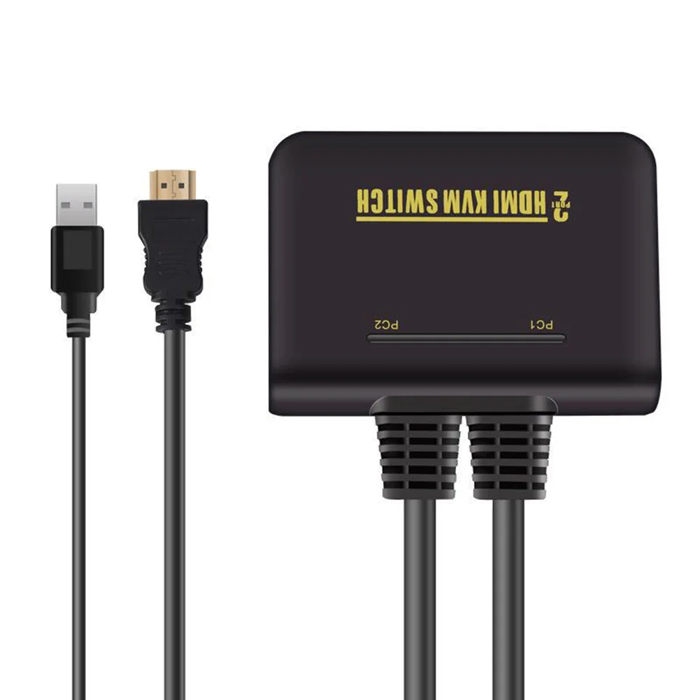

2 Port USB 2.0 HDMI Switcher KVM Switch Connect Mouse Keyboard Monitor