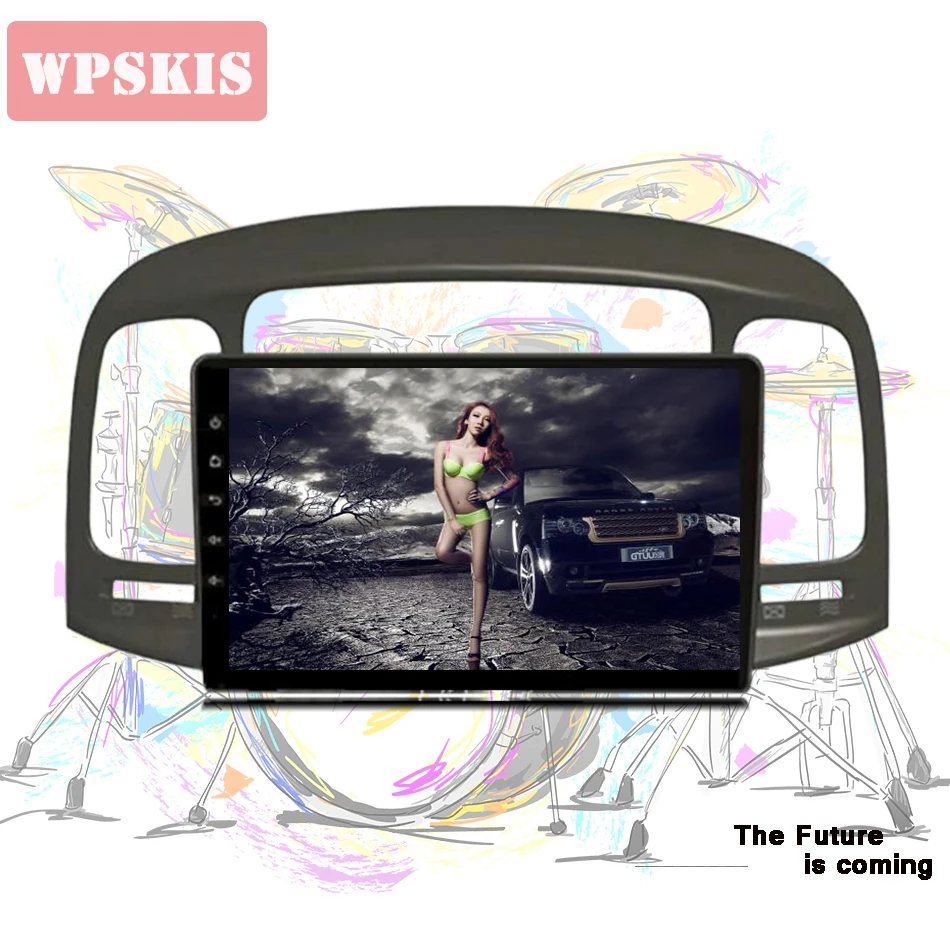 Excellent 4G+64G Octa Core Android 9.0 Car Dvd for Hyundai Accent 2006-2011 multimedia car radio gps navigation Head Unit Tape Recorder 1