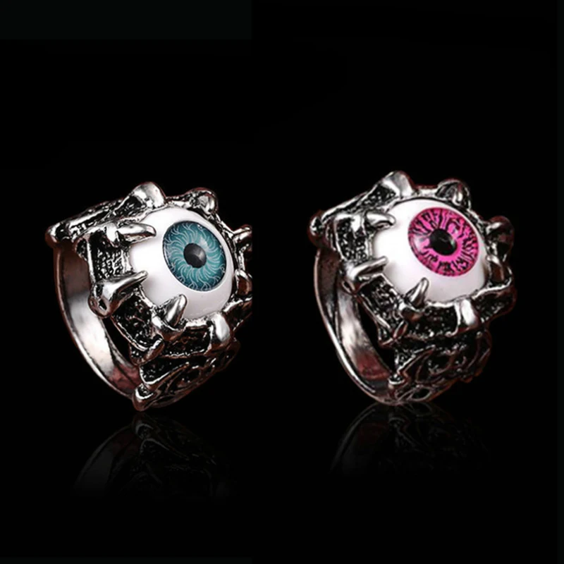 

Sale 1pc New Fashion Men Silvery Cool Finger Rings Stainless Steel Gothic Jewelry Personality Novelty Gift