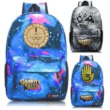 Гравити Фолз Диппер сосны галактика Рюкзак Школьная Сумка студенческий ноутбук рюкзак ежедневный подарок косплей
