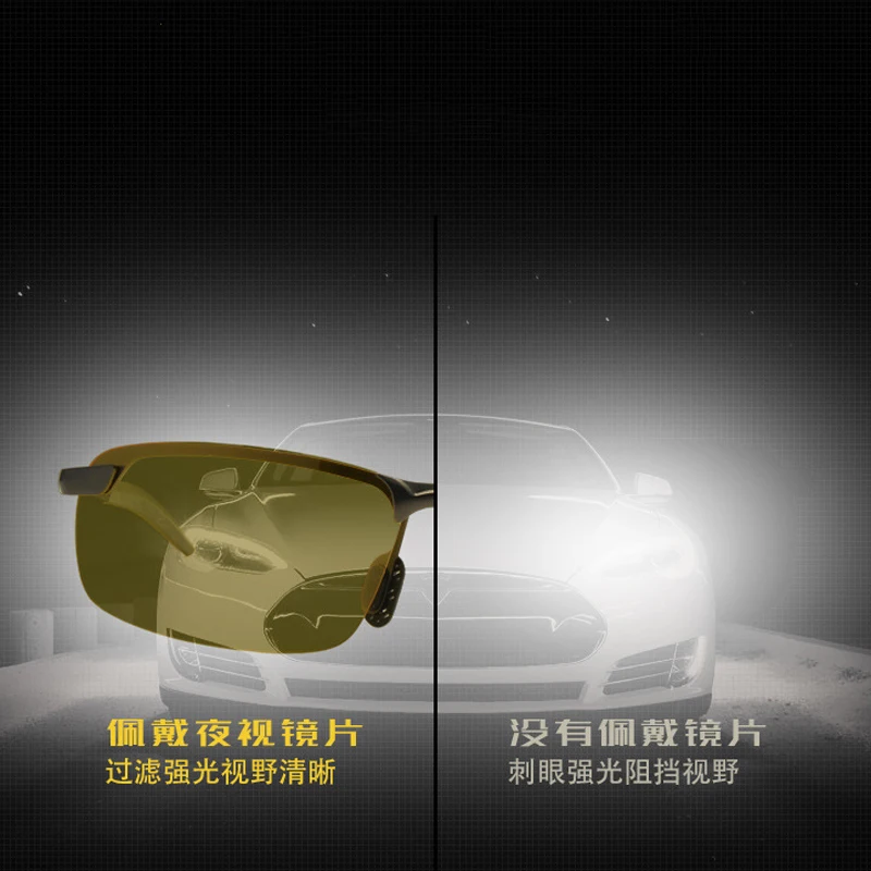 

Night Vision Goggles Polaroid Sunglasses Men Women Nocturne Noktowizor Nachtbril Lentes Sol Hombre Oculos De Glasses Okulary