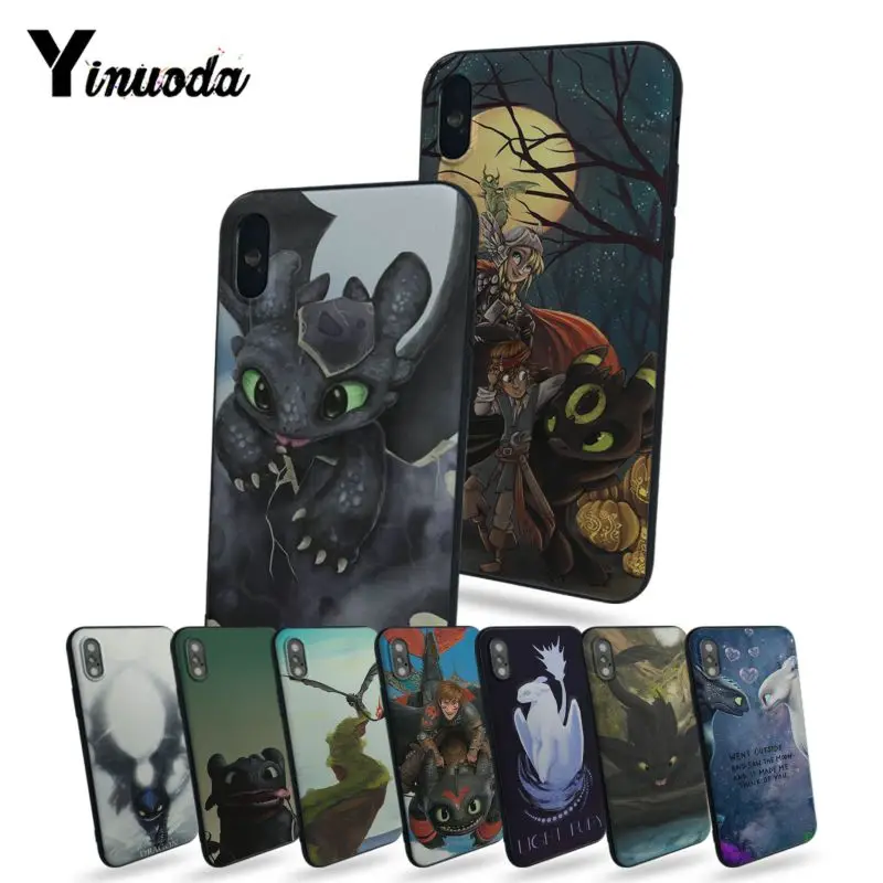 

Yinuoda How to Train Your Dragon soft silicone TPU Phone Case For Apple iphone X And 8 8plus 7 7plus 6s 6s Plus 5 5s 5c