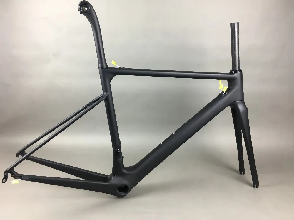 Классический высококачественный дизайн дерект тормоза полностью черный матовый велосипед карбоновая рама дорога, может сделать под заказ цвет живопись, EMS