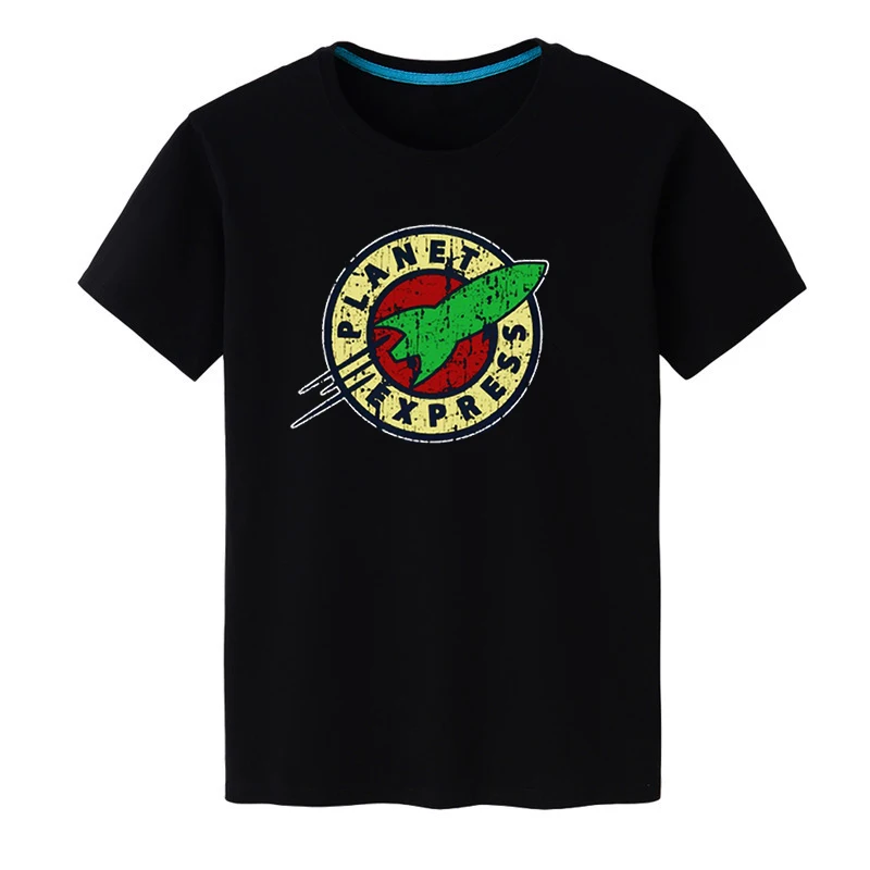 

new fashion brand men's t shirts Planet Express Printed short sleeve shirts 100% Cotton men clothing Tops Free shipping