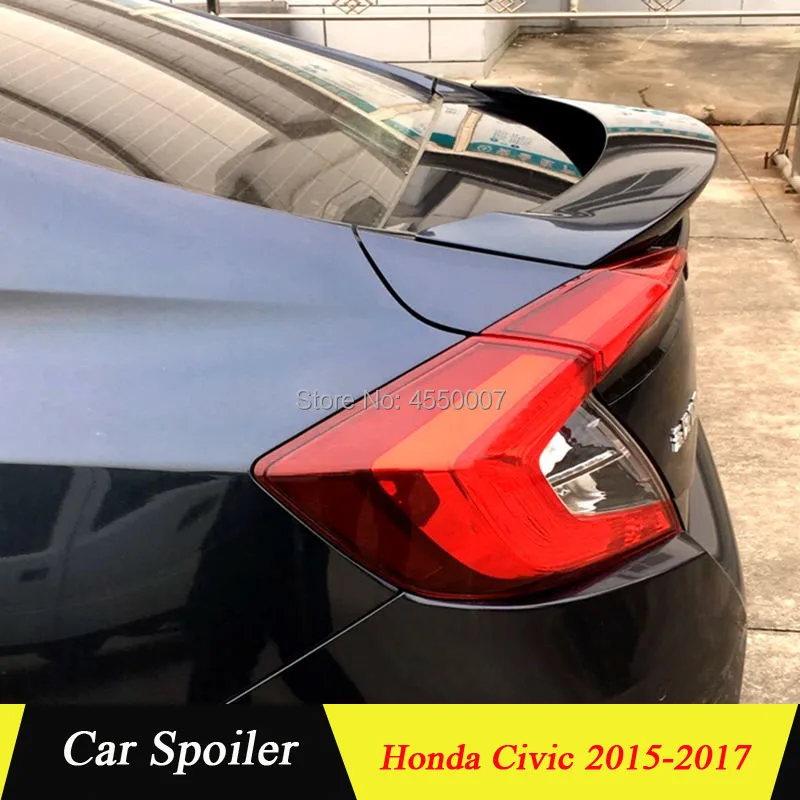 Дизайн для civic ABS спойлер из материала для honda civic по праймер или черный цвет Высокое качество Спойлер