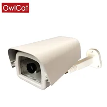 OwlCat Крытый Пуля CCTV охранная Камера настенное крепление пластик корпус щит с кронштейном для товары теле и видеонаблюдения безопасности камера s