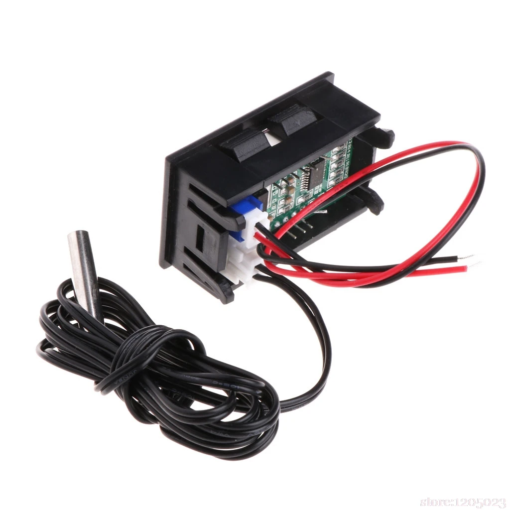 

Digital LED -50 ~ 110C Thermometer Car Temperature Monitor Panel Meter DC 12v