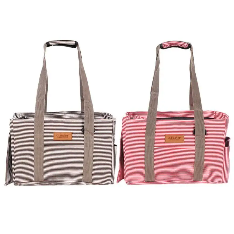 Breathable Pet Dog Carrier Canvas Casual Carrying Bag for Dog Cat Animals Portable Travel Shoulder Bags for Pet Carrier