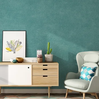 

Mini Particle Fibre Texture Solid Wallpaper Roll for Walls Roll Bedding Room Sofa Background 3d Trees wall paper papel de parede
