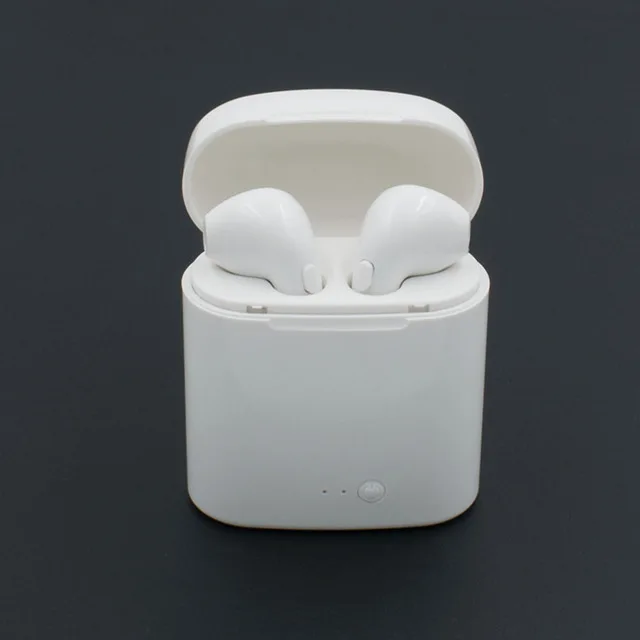

I7 i7s TWS Wireless Bluetooth 5.0 Earphones In-ear Earphone Single Earbuds Headset With Mic For iPhone Samsung Huawei and Tables