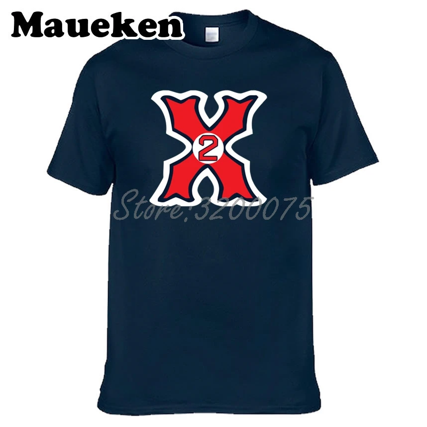 Мужская футболка Boston 2 Xander Bogaerts X Man Красная с коротким рукавом W1202019 | одежда