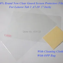 100 шт./лот мягкие Новое поступление прозрачная защитная пленка для lenovo Tab 2 A7-10 Экран протекторы A7 10 планшет