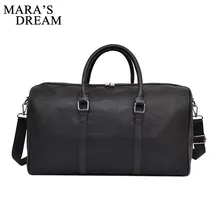Mara's Dream Мужская Дорожная сумка высокого качества однотонная искусственная кожа водостойкая мужская сумка большой емкости повседневная мужская и женская сумка