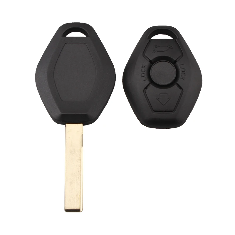3 кнопки 433/315 МГц/Автомобильный Брелок дистанционного управления с ключом для BMW E46 E38 3 5 7 серия EWS Система Автомобильный ключ HU92 чип передатчика ID44