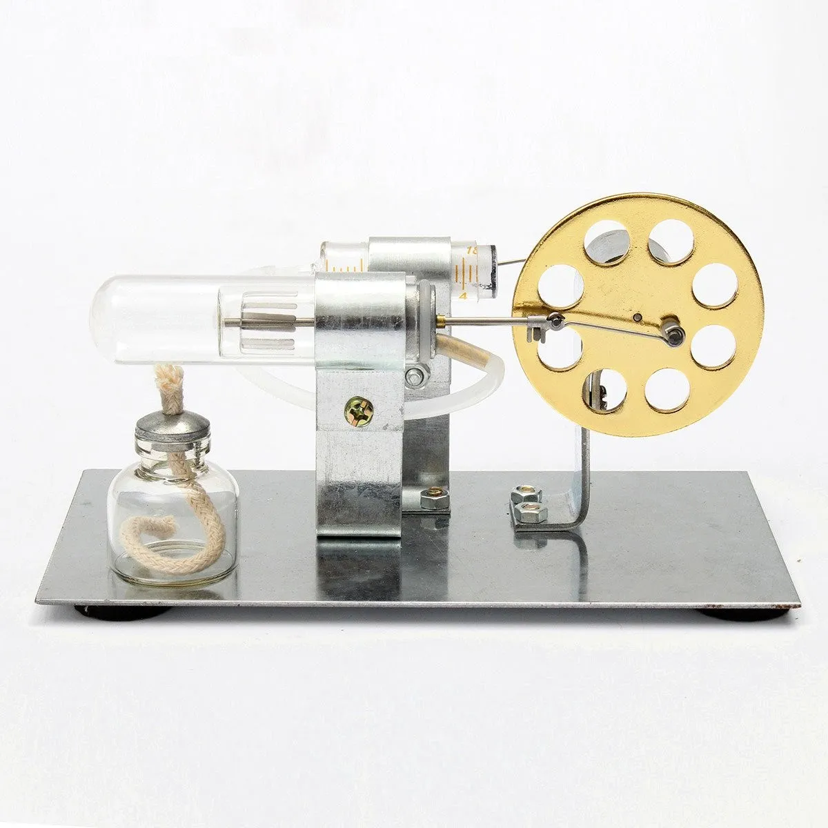  Funny DIY Mini Air Stirling Engine Motor Model Educational Steam Power Toy Electricity Learning Mod