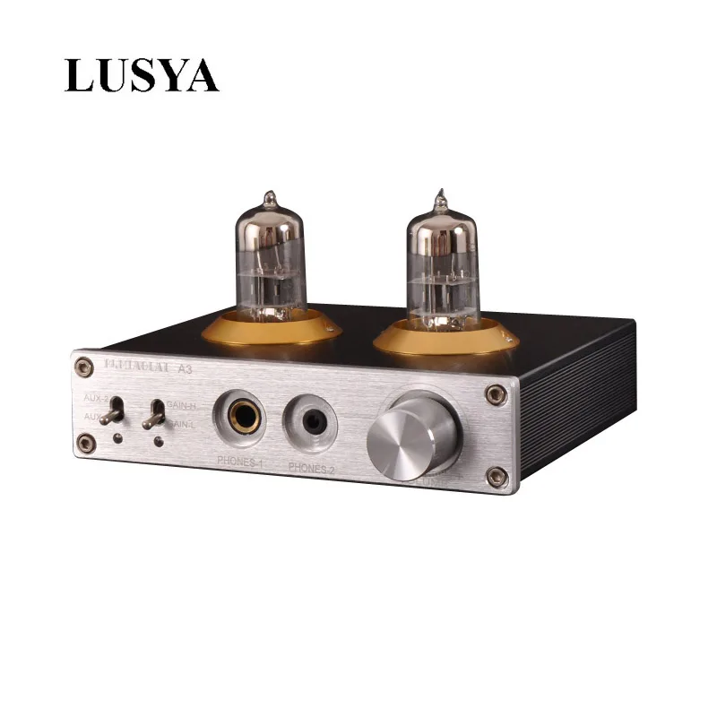 Вакуумный трубчатый предусилитель Lusya QCC3003 Bluetooth 5 0 стерео 6N3 ESS9023 декодер AUX PCM2704 USB