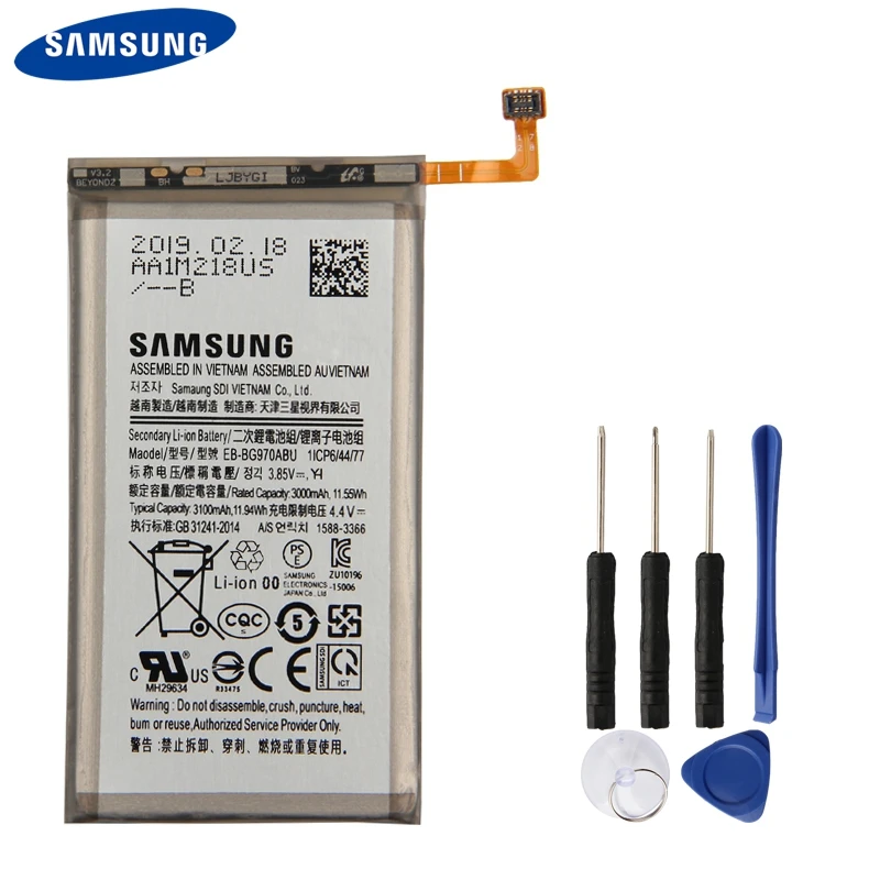 

Original Samsung Battery EB-BG970ABU For Samsung Galaxy S10e Galaxy S10E S10 E SM-G9700 Genuine Battery 3100mAh