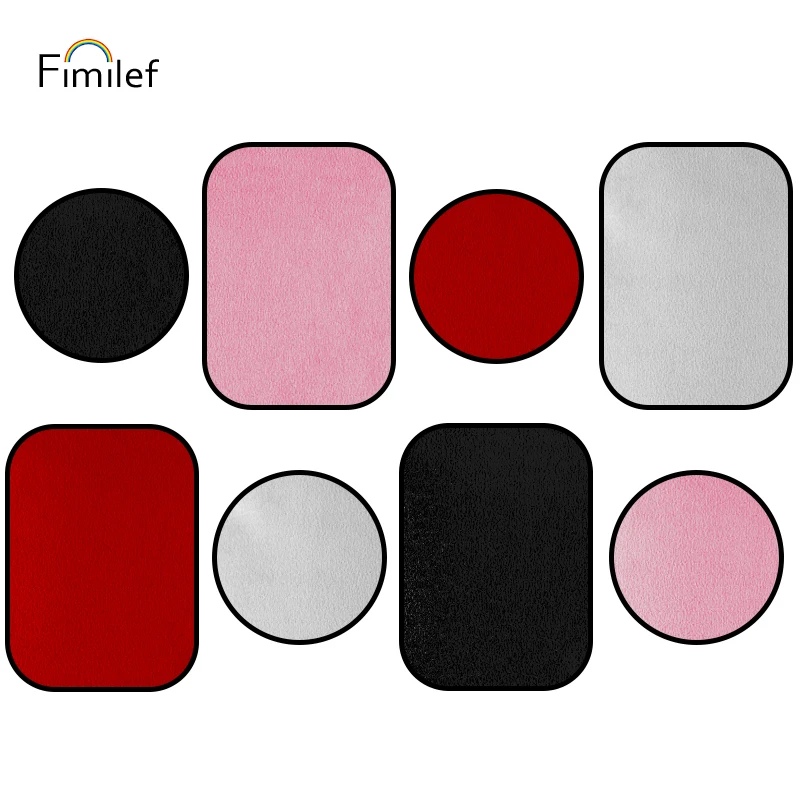 

Fimilef New Arrival Universal Mount Metal Plates With Flocking Cloths Adhesive For Magnetic Phone Holder Replacement Iron Sheet