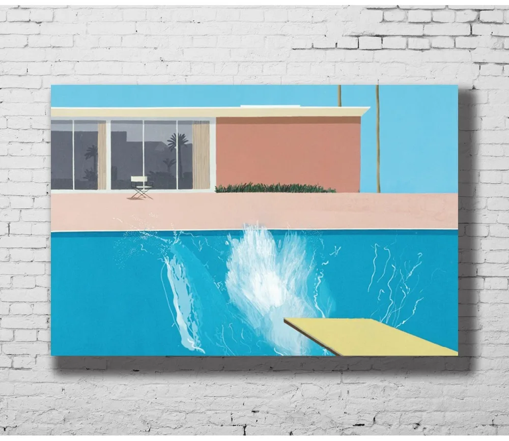 Хокни большой всплеск картина