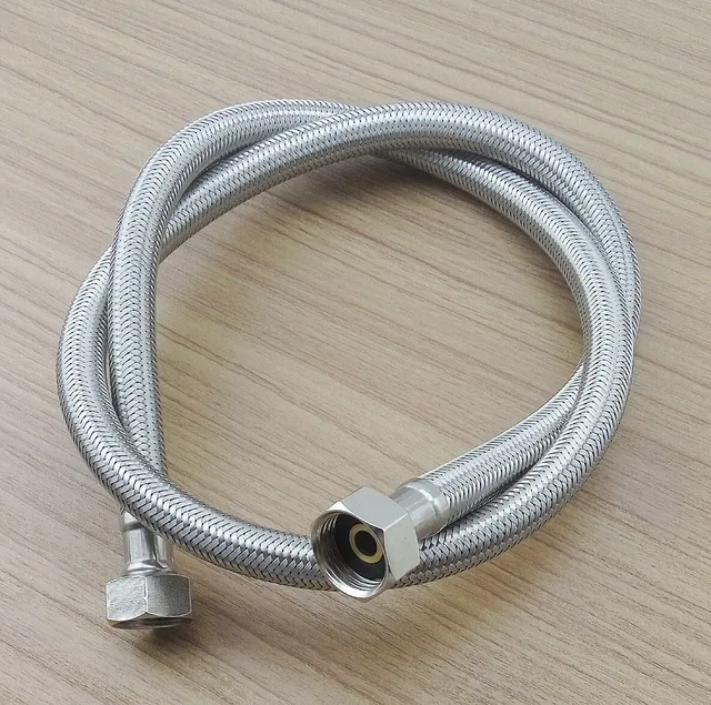 80cm/100cm Kitchen Faucet Plumbing Hoses Explosion proof Stainless