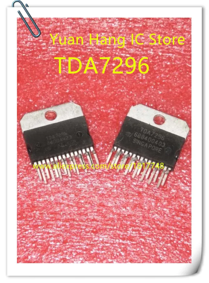 

5PCS/LOT TDA7296 7296 ZIP-15 60W High power audio power amplifier IC