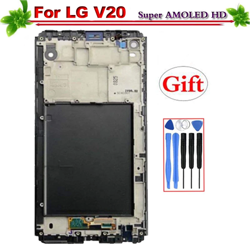 

5.7' for LG V20 VS995 VS996 LS997 H910 LCD Display with Frame Touch Screen Digitizer Assembly for LG V20 Display Replacement