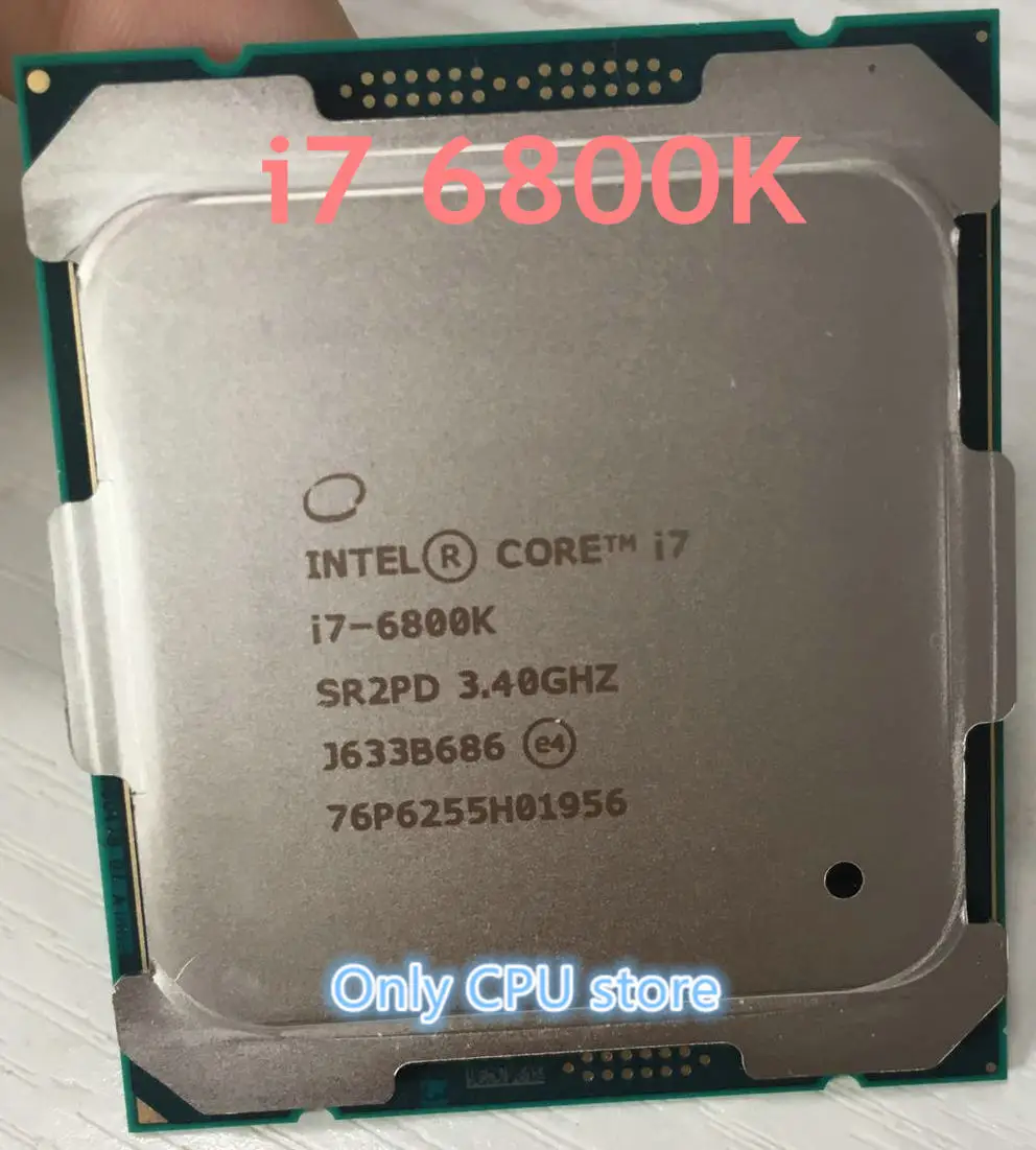 Intel Xeon I7-6800K I7 6800K 3,40 ГГц 15 м 14nm 6 ядер LGA2011-3 140W