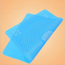 2pcs50*40 см силиконовый коврик выпечка тортов сковороды антипригарный силиконовый коврик настольный Гриль коврик желе приготовление помадки тарелка кухонные инструменты