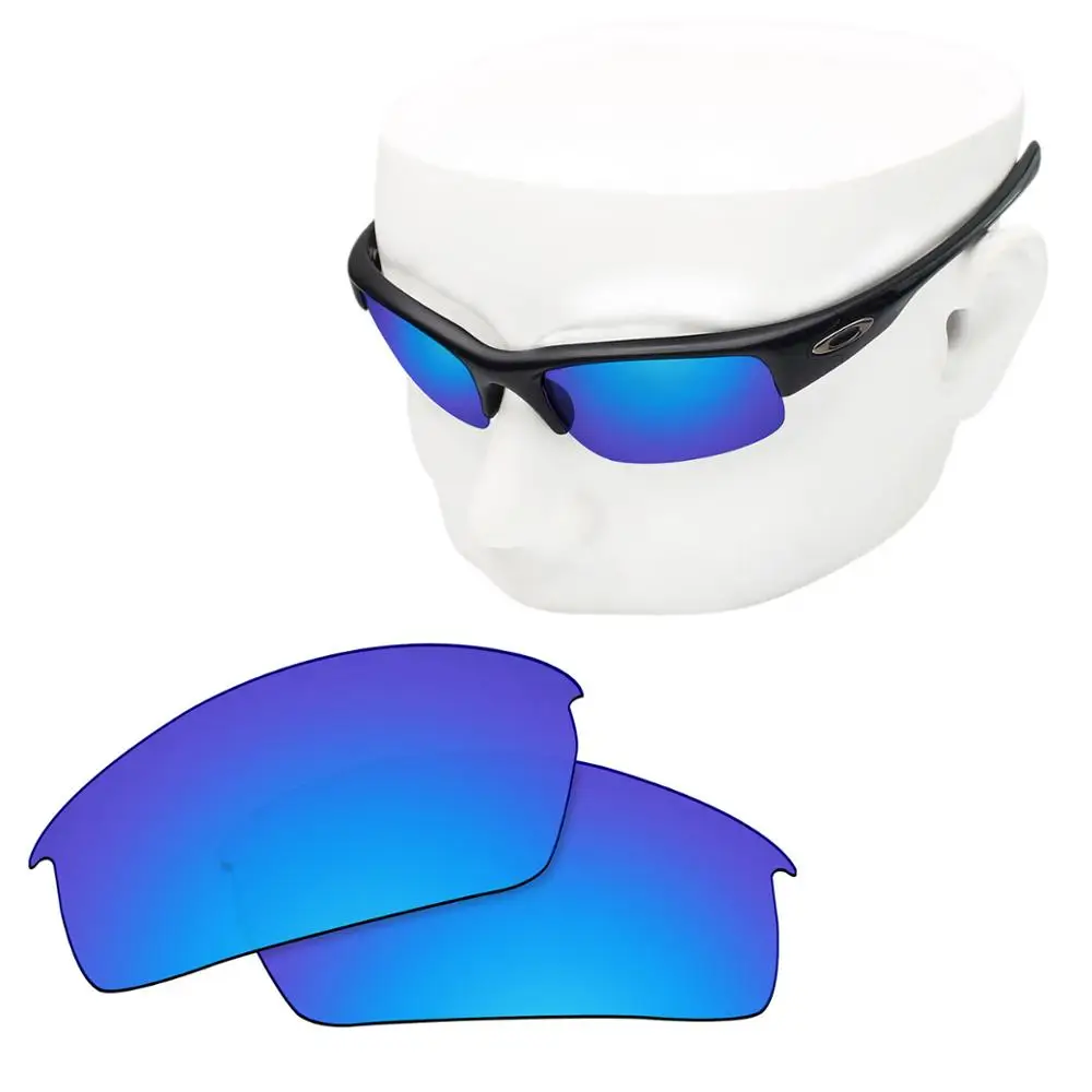 

OOWLIT Polarized Replacement Lenses of Blue Mirror for-Oakley Bottlecap Sunglasses