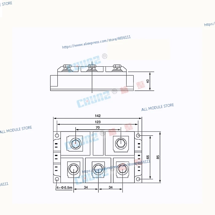 mds500a modulo retificador 1600 v novo e 02