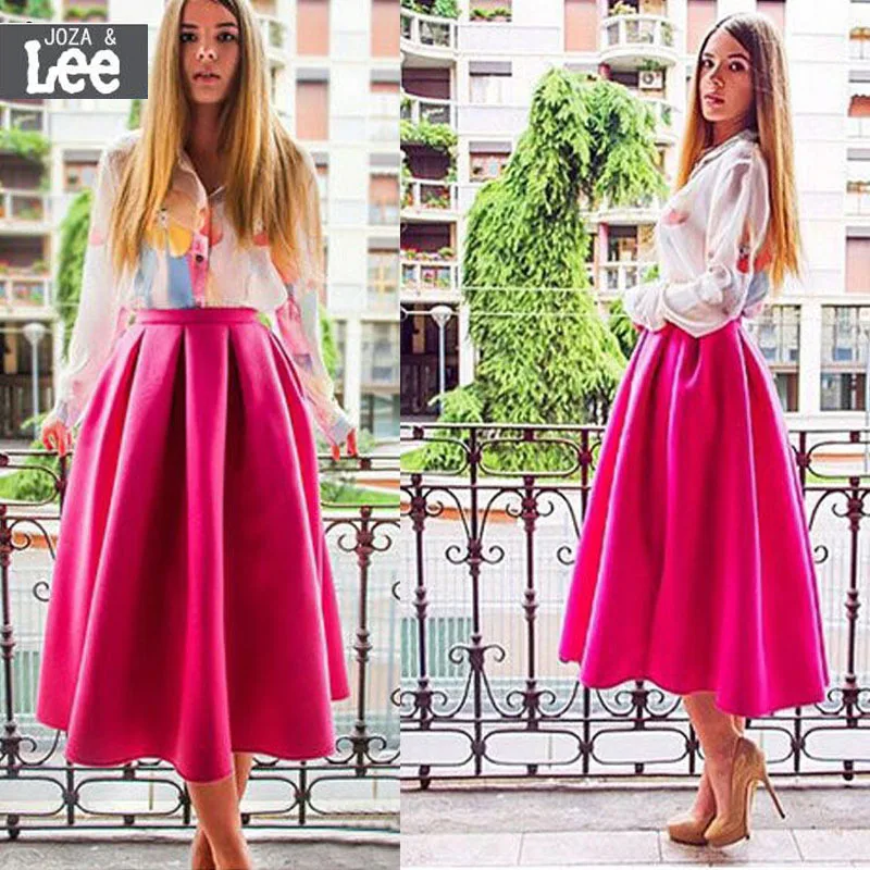 Jupe Nueva Apresurado Ninguno Sólido Poliester Lolita Más Tamaño Falda de La Princesa 2017 Más Estilo de Moda de Verano de Las Mujeres Faldas _ - AliExpress